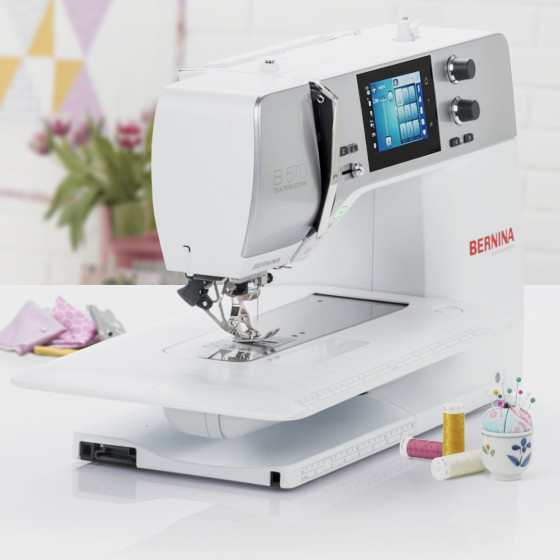 Love to quilt? So does the B 570 Quilters Edition. BERNINA